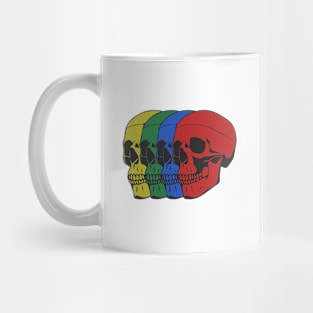 Colorful skull for Halloween Mug